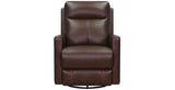 Vienna Power Headrest Swivel Glider Leather Recliner