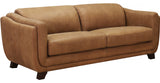 Omaha Waxy Pull-up Leather Sofa Collection, Furman Cinnamon