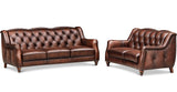 Hamptons Leather Sofa Collection