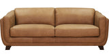 Omaha Waxy Pull-up Leather Sofa Collection, Furman Cinnamon