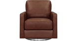 Ashby Swivel Leather Chair