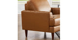 Cassia Leather Sofa Collection, Cognac Brown