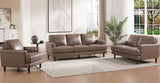 Cassia Leather Sofa Collection, Granite Brown