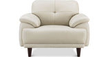Echo Leather Sofa Collection, Vanilla White