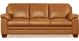 Magnum Waxy Pull-up Leather Sofa, Saddle Brown