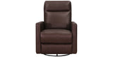 Ashby Manual Swivel Glider Leather Recliner