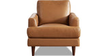 Cassia Leather Sofa Collection, Cognac Brown
