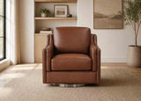 Bella Swivel Leather Chair