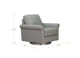 Laguna Swivel Leather Chair