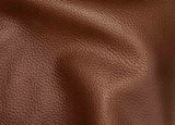 Close-up of brown leather texture