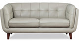 Solana Leather Sofa Collection, Ice Gray