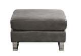 Portia Leather Sofa Collection, Chatham Gray