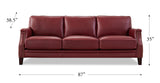 Camano Leather Sofa Collection