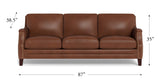Camano Leather Sofa Collection