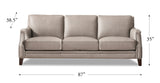 Camano Leather Sofa Collection