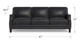 Camano Leather Sofa Collection