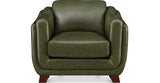 Fremont Leather Sofa Collection, Emerald Green