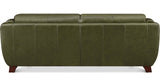 Fremont Leather Sofa Collection, Emerald Green