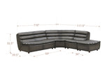 Carter Leather Sectional Collection