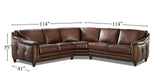 Belfast Leather Sectional Collection