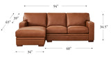 Dillon Leather Sectional Collection