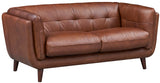 Solana Waxy Pull-up Leather Sofa Collection, Malt