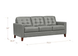 Aiden Leather Sofa Collection