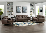 Huntington Leather Sofa Collection, Granite Brown