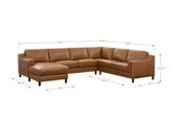 Bella Leather Sectional Collection