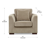 Albert Fabric Sofa Collection, Sand