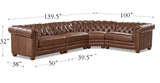 Aliso Leather Sectional Collection