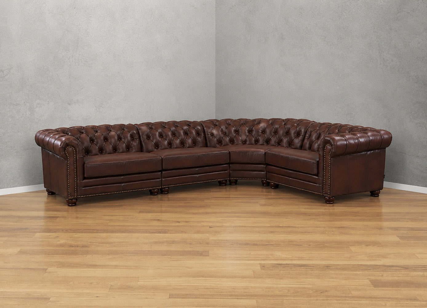 Aliso Leather Sectional | Hydeline USA – Hydeline Furniture