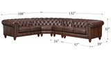 Alton Bay Leather Sectional Collection