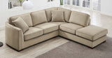 Albert Fabric Sectional, Sand
