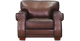 Capri Leather Sofa Collection, Caramel Brown