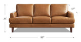 Cassia Leather Sofa Collection