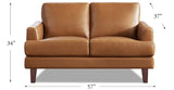 Cassia Leather Sofa Collection