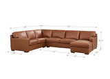 Dillon Leather Sectional Collection