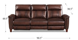 Sherwood Power Headrest Zero Gravity Reclining Sofa Collection