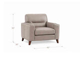Elm Leather 3-Seater Sofa Collection