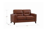 Elm Leather 3-Seater Sofa Collection
