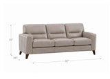 Elm Leather 3-Seater Sofa Collection