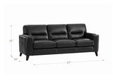 Elm Leather 3-Seater Sofa Collection