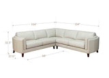 Maui Leather Sectional Collection