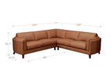 Maui Leather Sectional Collection