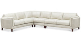 Maui Leather Sectional Collection, Natural