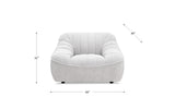 Nest Fabric Chair, White