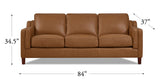 Bella Leather Sofa Collection