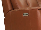 Torino Power Headrest Swivel Glider Leather Recliner