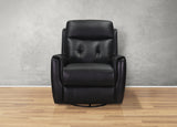 Torino Power Headrest Swivel Glider Leather Recliner